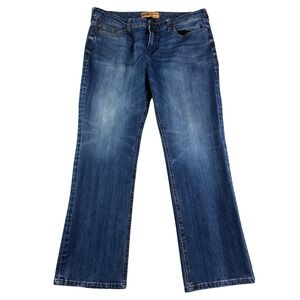 Seven7 Premium Denim Mens 38x30* Straight Fit Blue Jeans Medium Wash Stretch